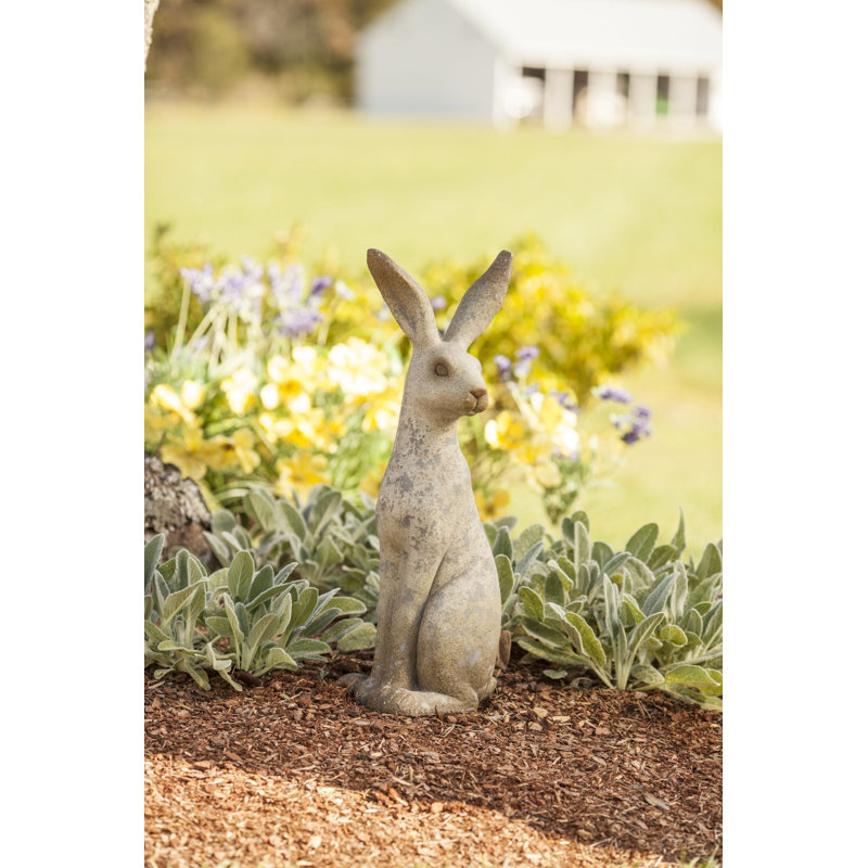 Wind & Weather Tall Sitting Bunny Statue & Reviews Wayfair